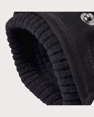 Mens Hestra Bergvik Nubuck Primaloft Glove - Black