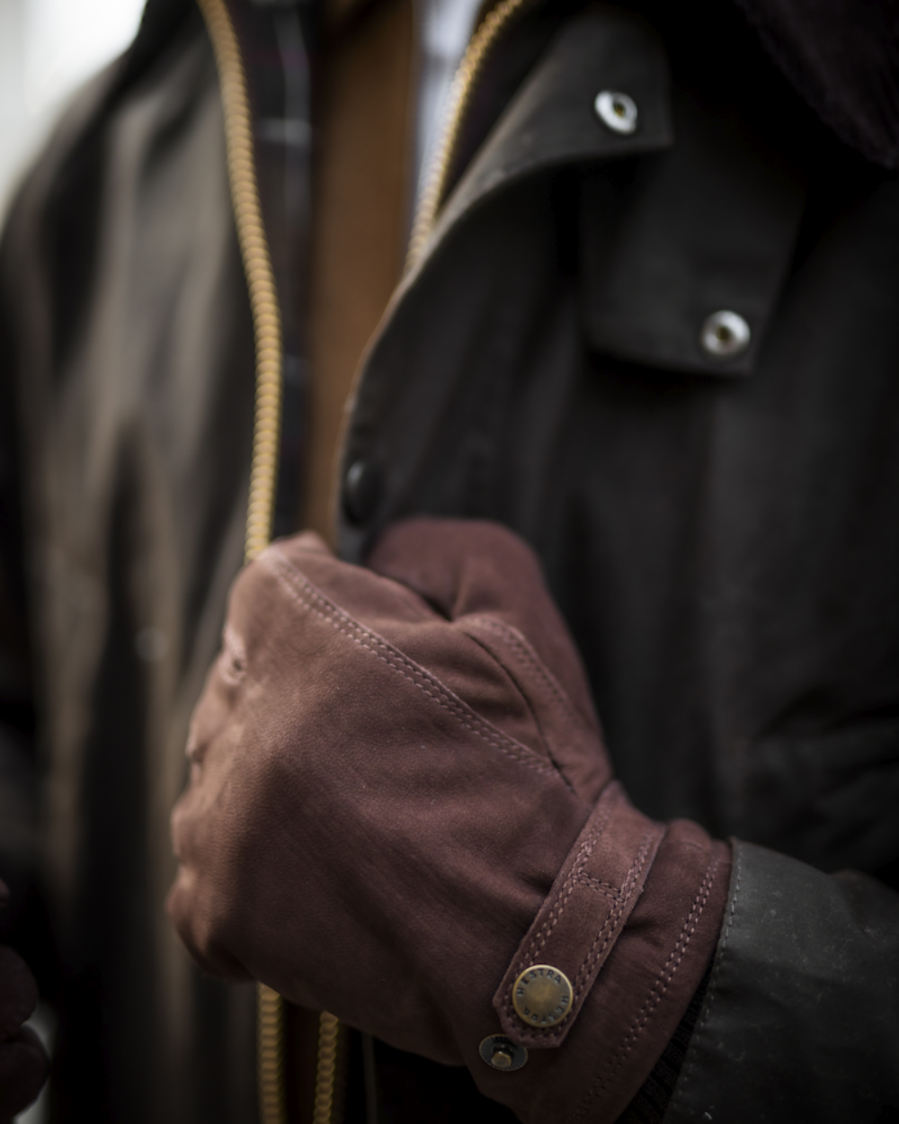 Mens Hestra Bergvik Nubuck Primaloft Glove - Espresso Après Gloves Hestra 