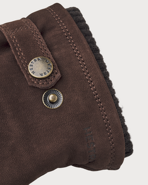 Mens Hestra Bergvik Nubuck Primaloft Glove - Espresso