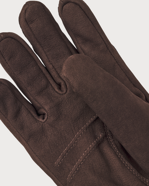 Mens Hestra Bergvik Nubuck Primaloft Glove - Espresso