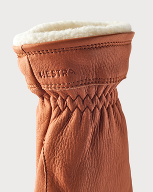 Womens Hestra Deerskin Buvika Primaloft Après Glove - Cork