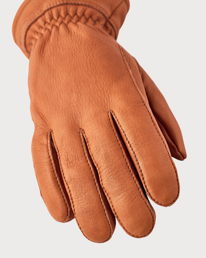 Womens Hestra Deerskin Buvika Primaloft Après Glove - Cork