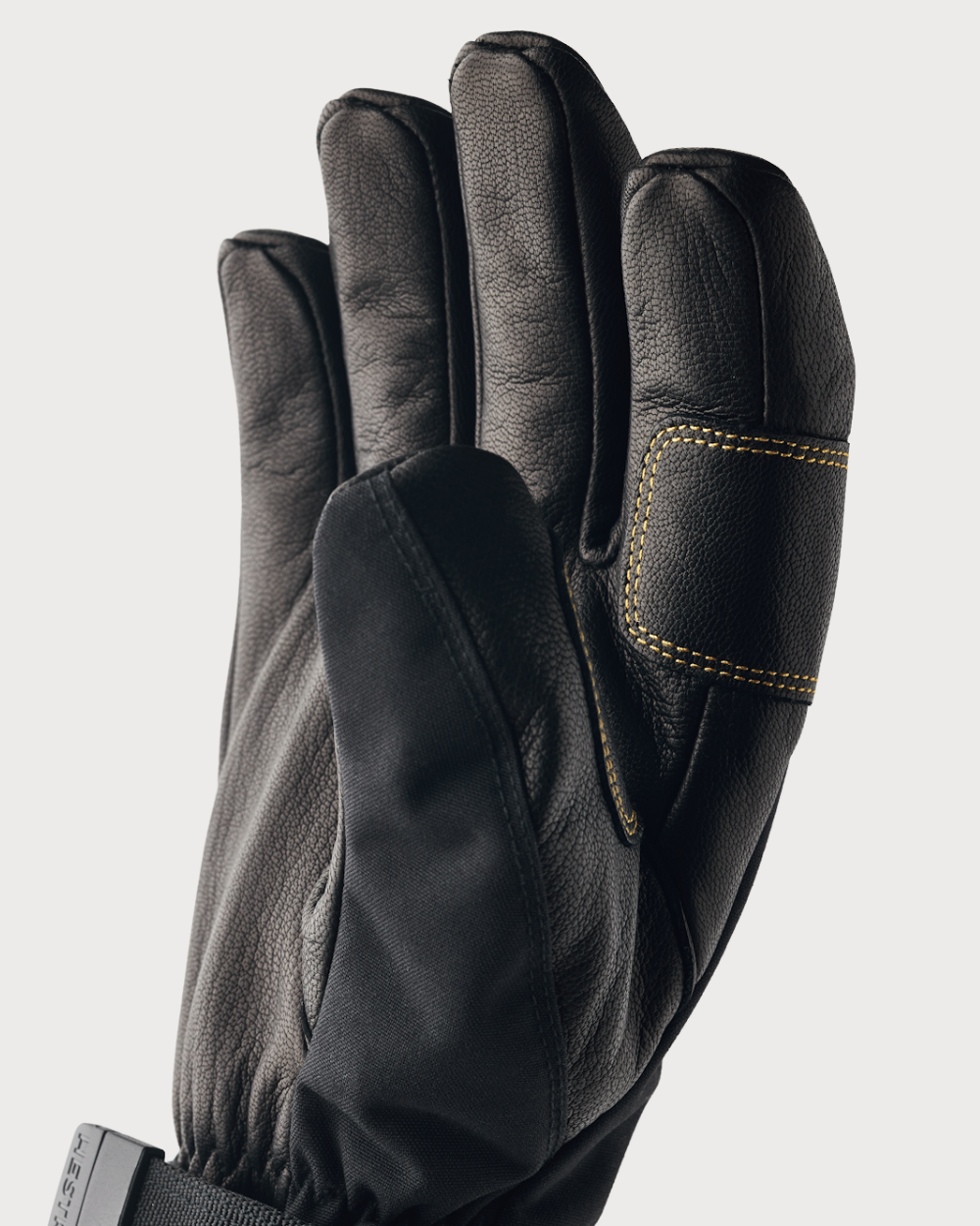 Mens Hestra Army Leather Gore-Tex Glove - Black / Black Gloves Hestra 