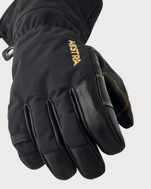 Mens Hestra Army Leather Gore-Tex Glove - Black / Black