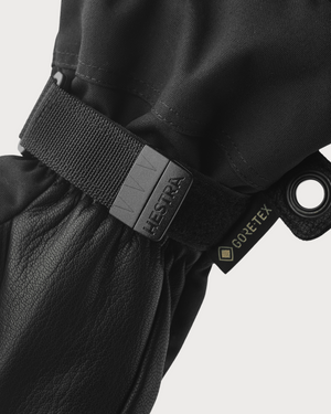 Mens Hestra Army Leather Gore-Tex Glove - Black / Black