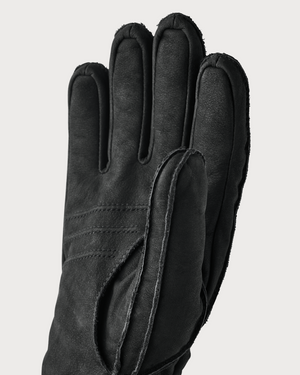 Mens Hestra Joar Nubuck Gloves - Black