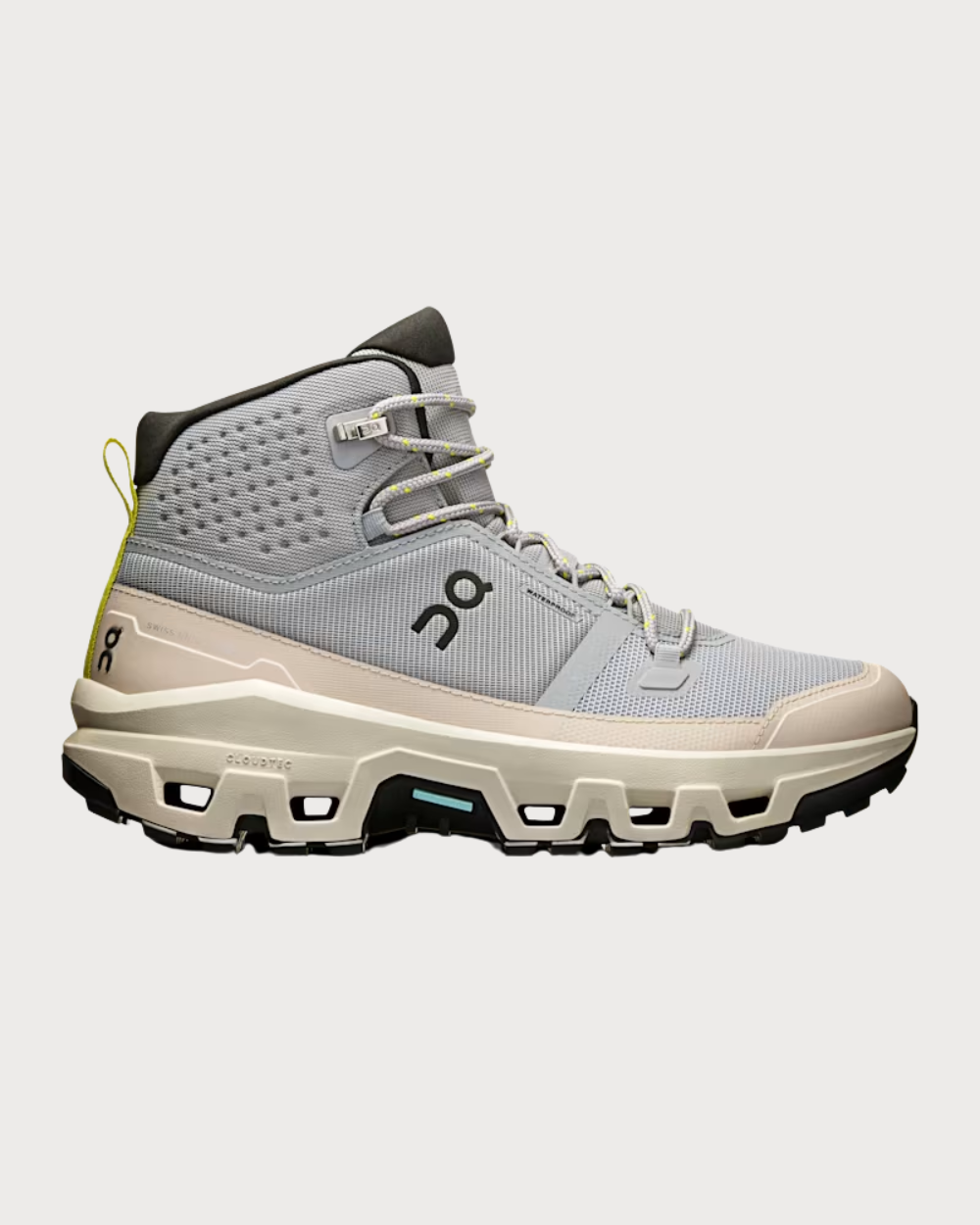 Womens On Cloudrock Mid Waterproof Boot - Alloy