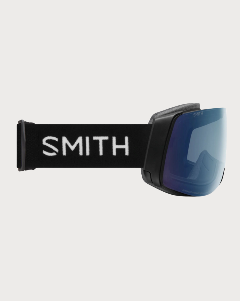 Smith 4D MAG Goggles (Medium Fit) - Black Chromapop Everyday Blue Mirror