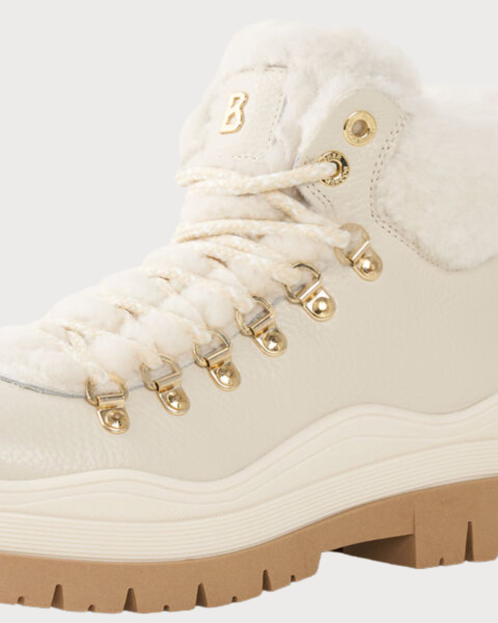Womens Bogner Arosa Low Boots - Off White