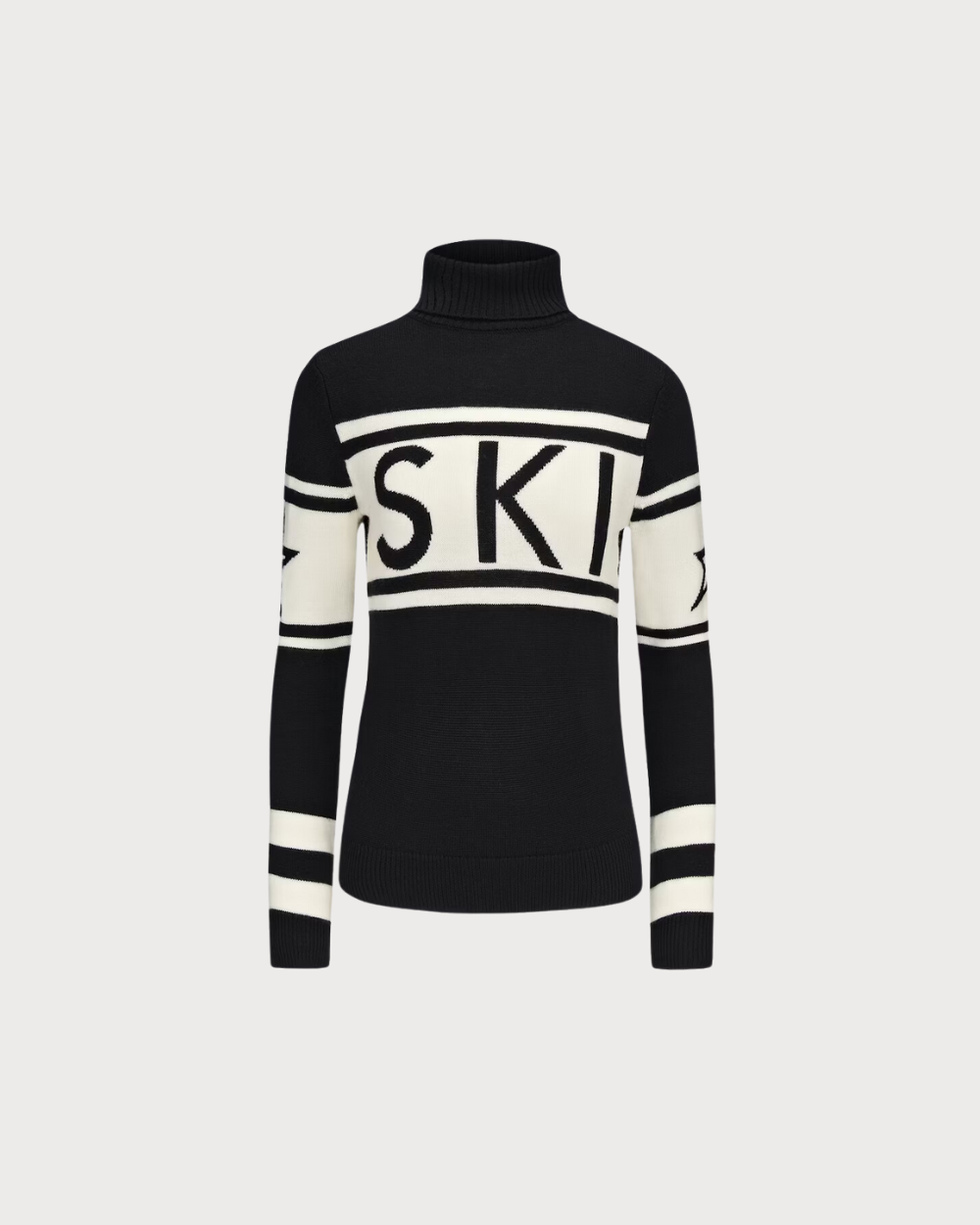 Womens Perfect Moment Schild Merino Wool Sweater - Black