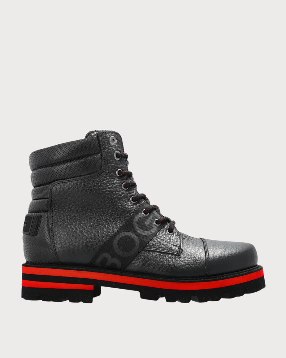 Mens Bogner Courchevel Boots - Black/Red