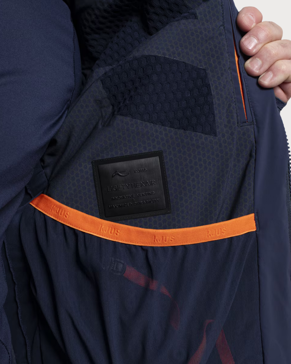 Mens Kjus Ligety HexAir Jacket - Navy