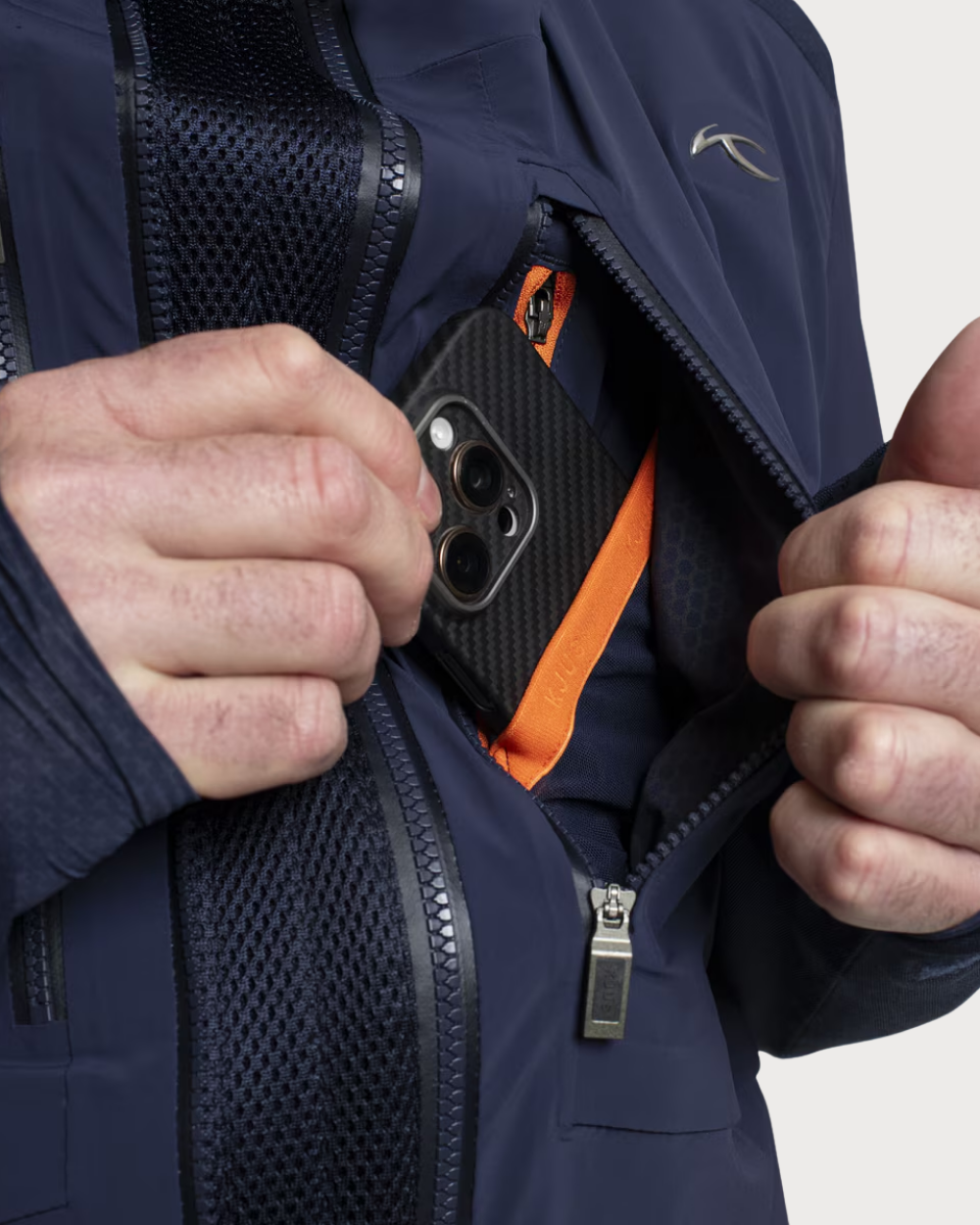 Mens Kjus Ligety HexAir Jacket - Navy