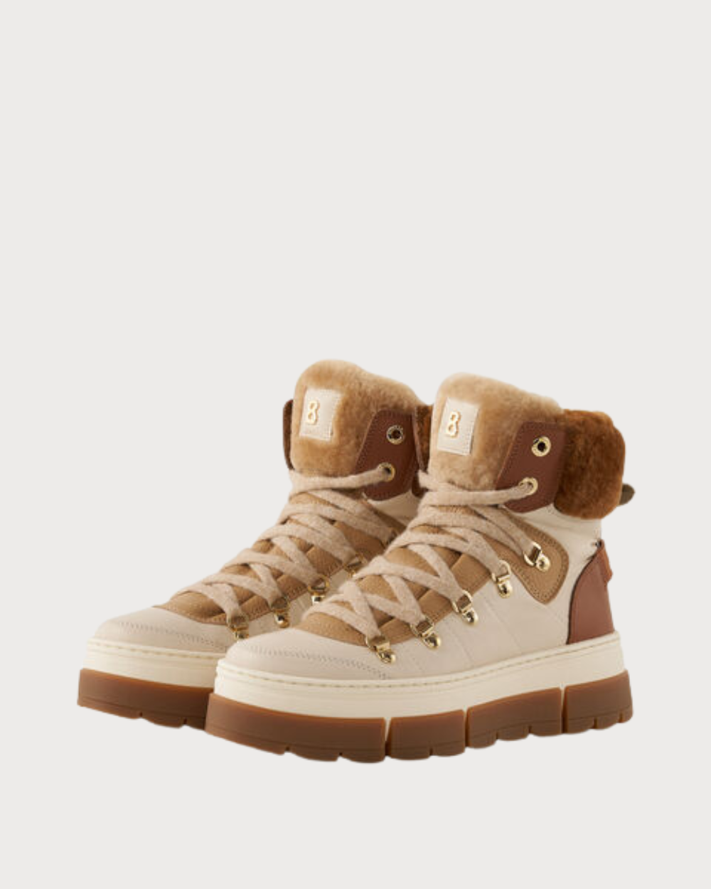 Womens Bogner Vaduz boots - Beige Cognac
