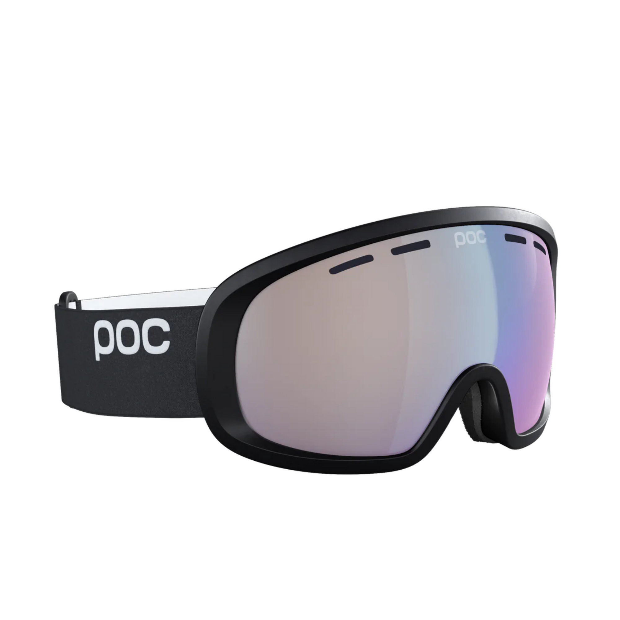 POC Fovea Mid Clarity Black Goggle - Photochromic Pink / Sky Blue