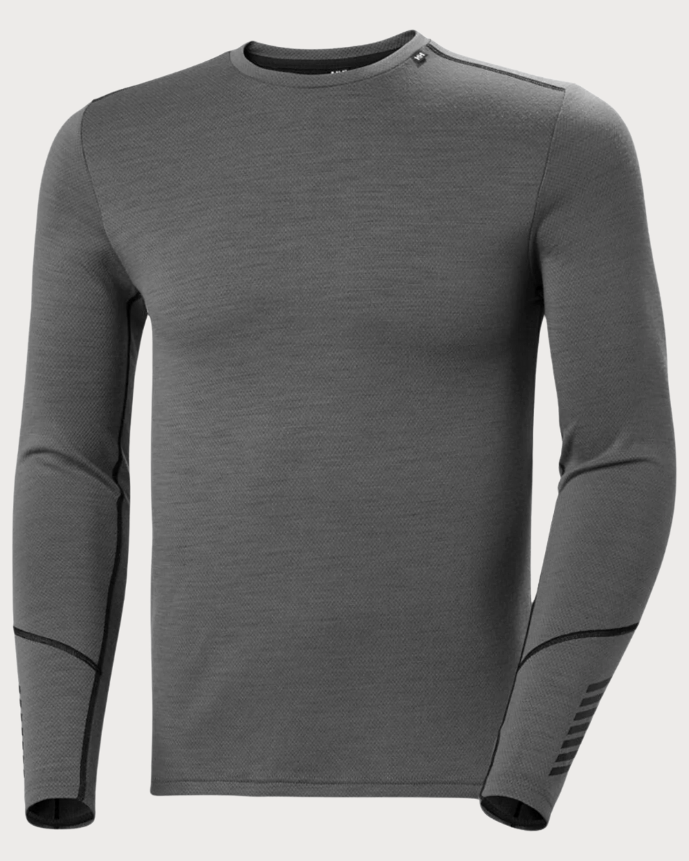 Mens Helly Hansen LIFA Merino Midweight (225g) Thermal Top - Concrete