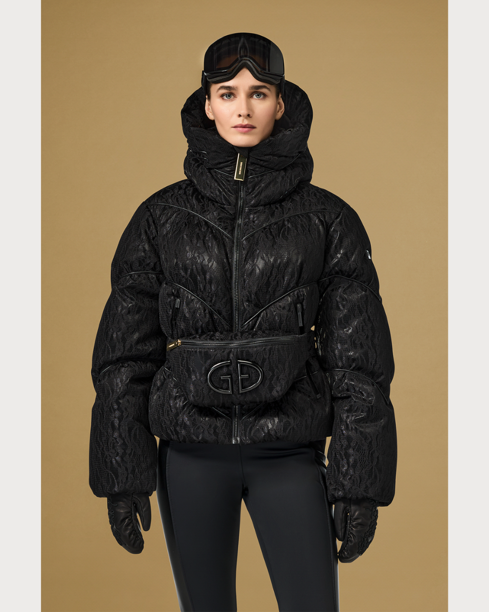 Womens Goldbergh GOLD Fiora Ski Jacket - Black