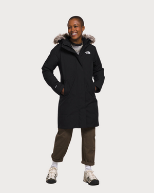Womens The North Face Arctic Parka Jacket - TNF Black