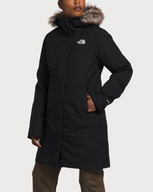 Womens The North Face Arctic Parka Jacket - TNF Black