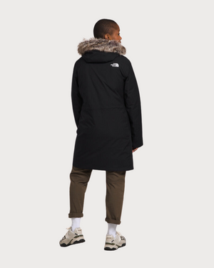 Womens The North Face Arctic Parka Jacket - TNF Black