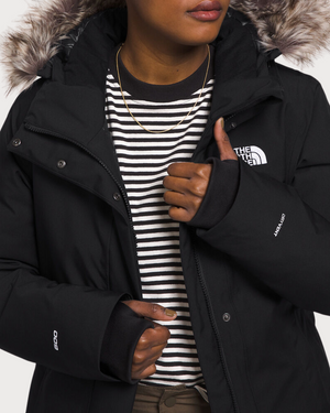 Womens The North Face Arctic Parka Jacket - TNF Black