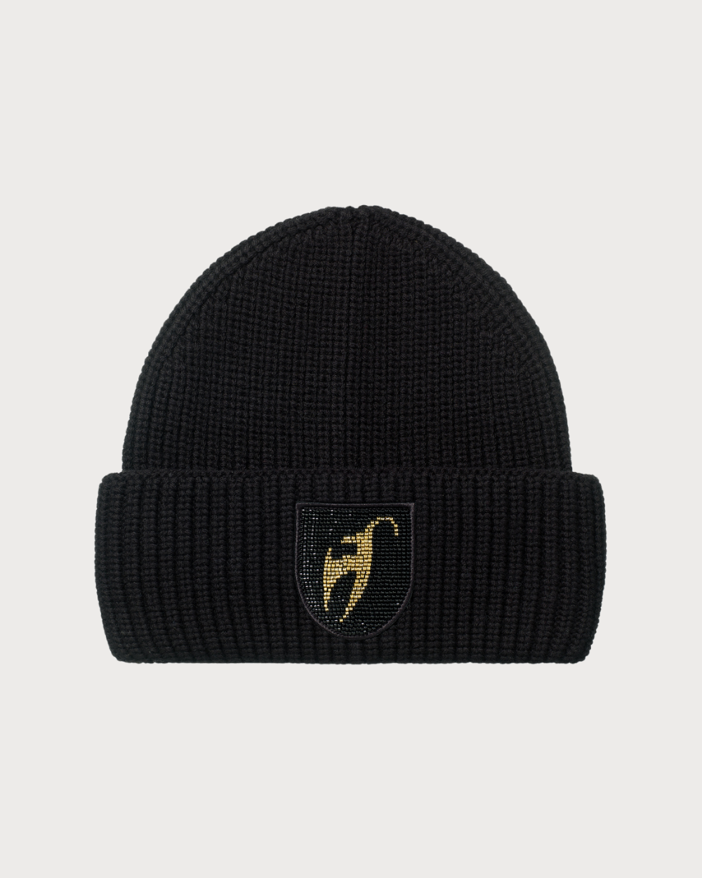 Toni Sailer Gwendolin Gold Pearl Beanie - Black