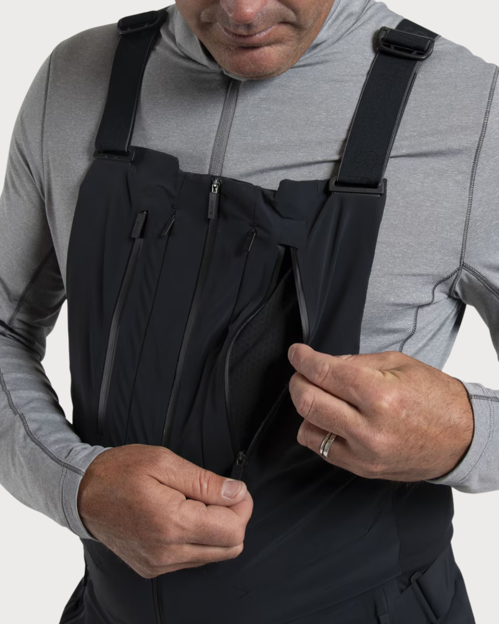 Mens Kjus Ligety Bib Pant - Black