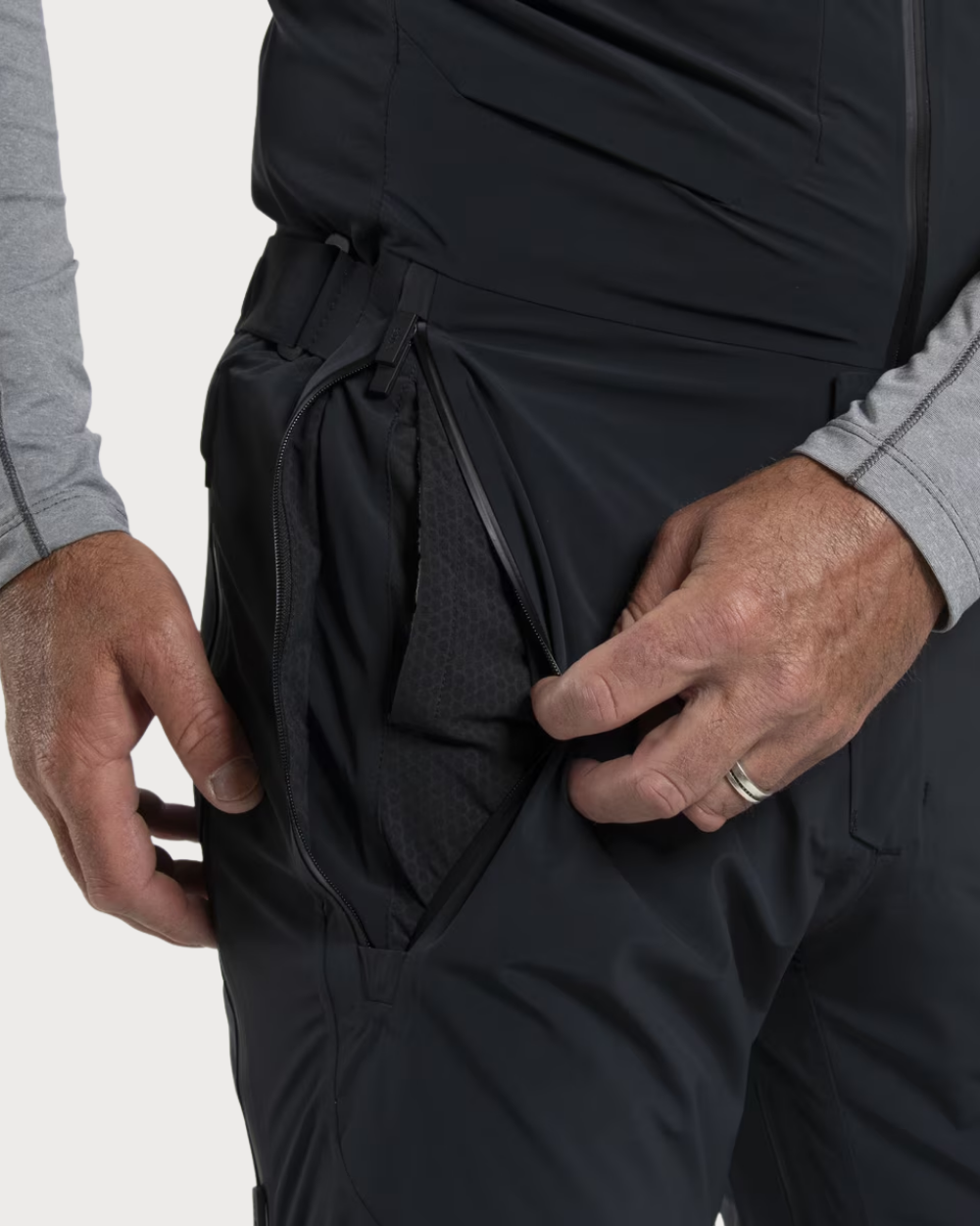 Mens Kjus Ligety Bib Pant - Black