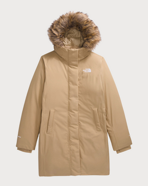 Womens The North Face Arctic Parka Jacket - Khaki Stone