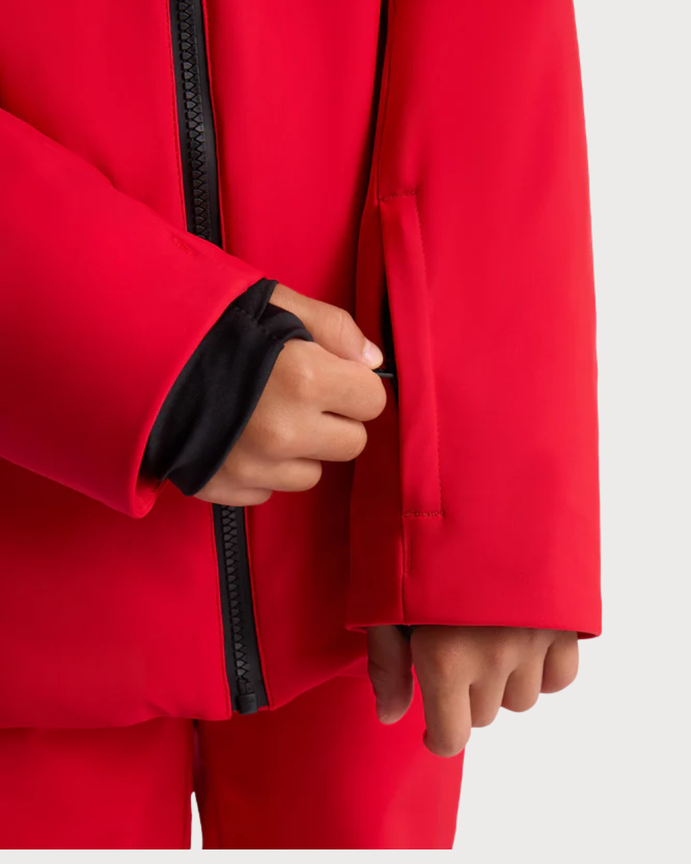 Kids Fusalp Power Jnr Jacket - Red