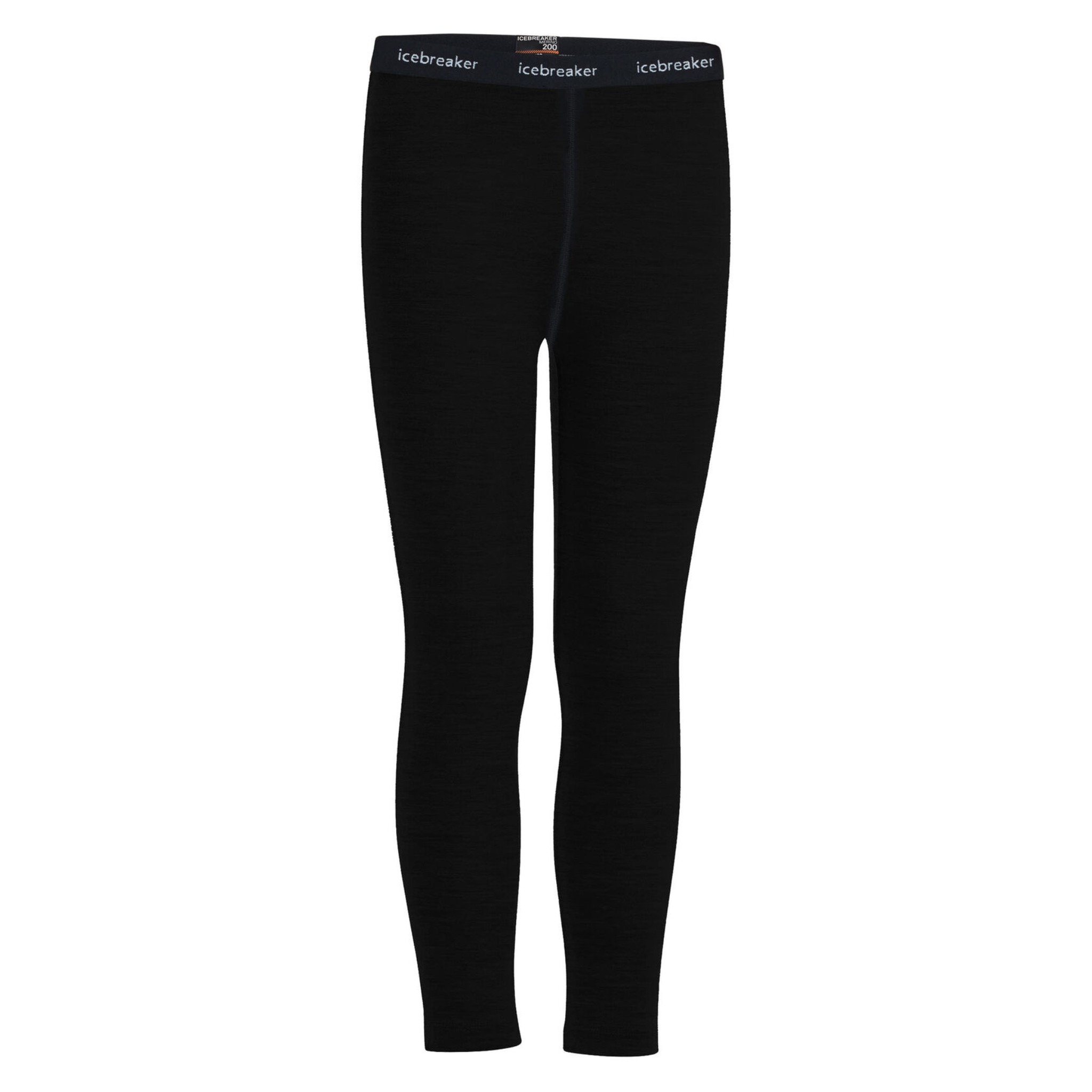 Kids Icebreaker Merino 200 Oasis Thermal Leggings - Black