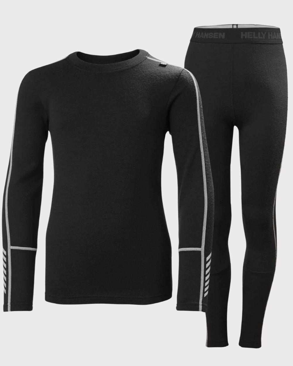 Kids Helly Hansen JR Lifa Merino Midweight Set - Black