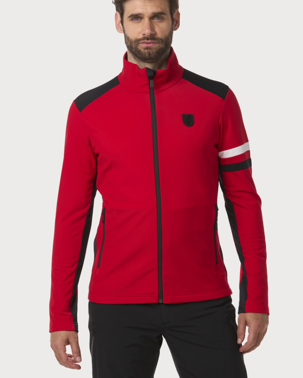 Mens Toni Sailer Damian Mid Layer - Signal Red