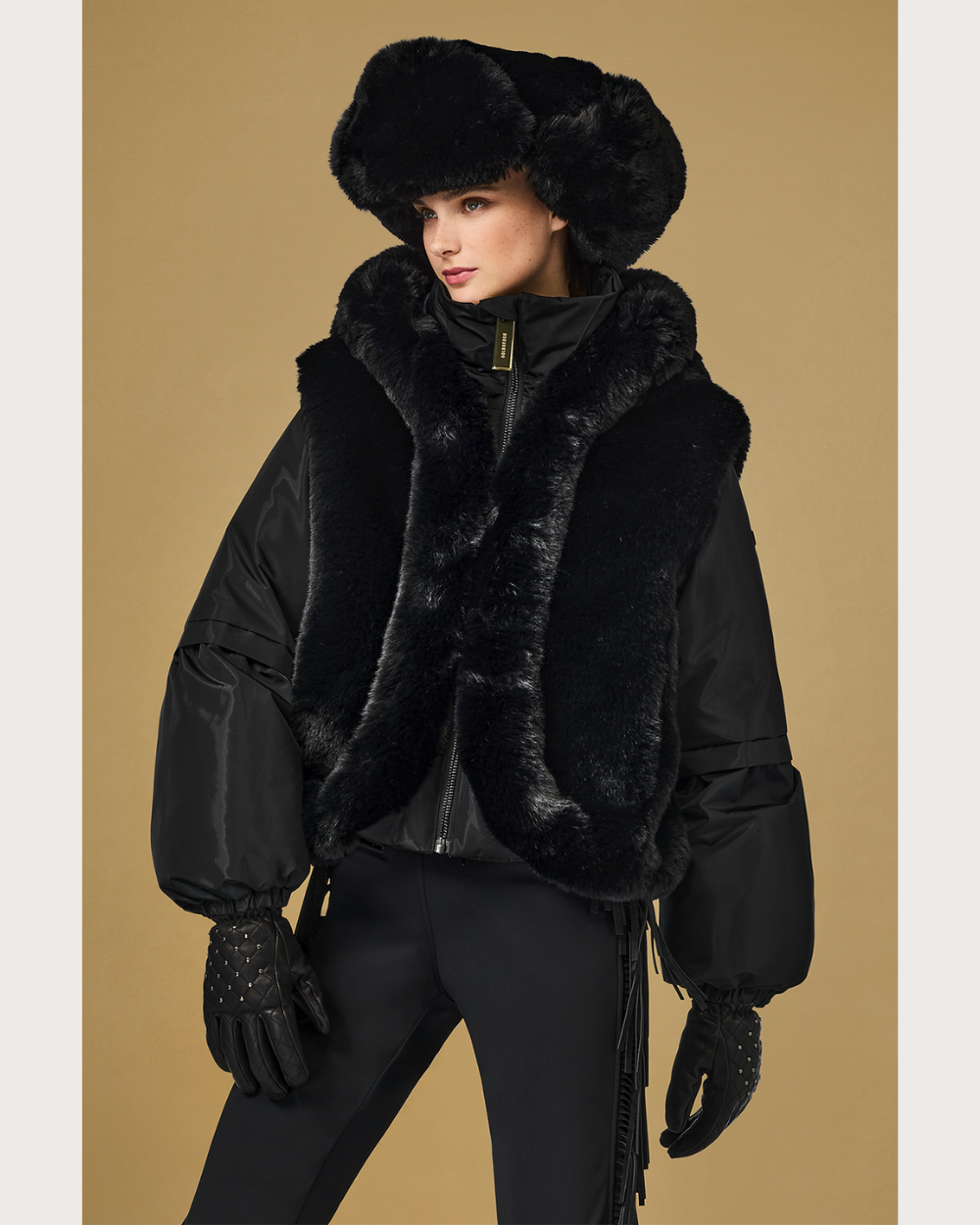 Womens Goldbergh GOLD Amore Ski Jacket - Black