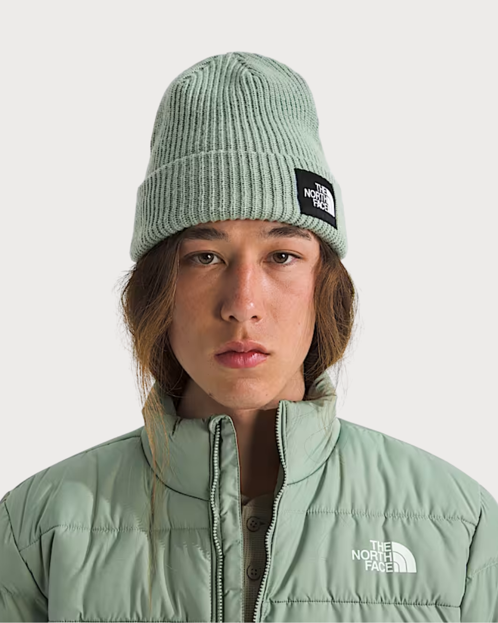 The North Face Salty Lined Beanie - Bark Mist