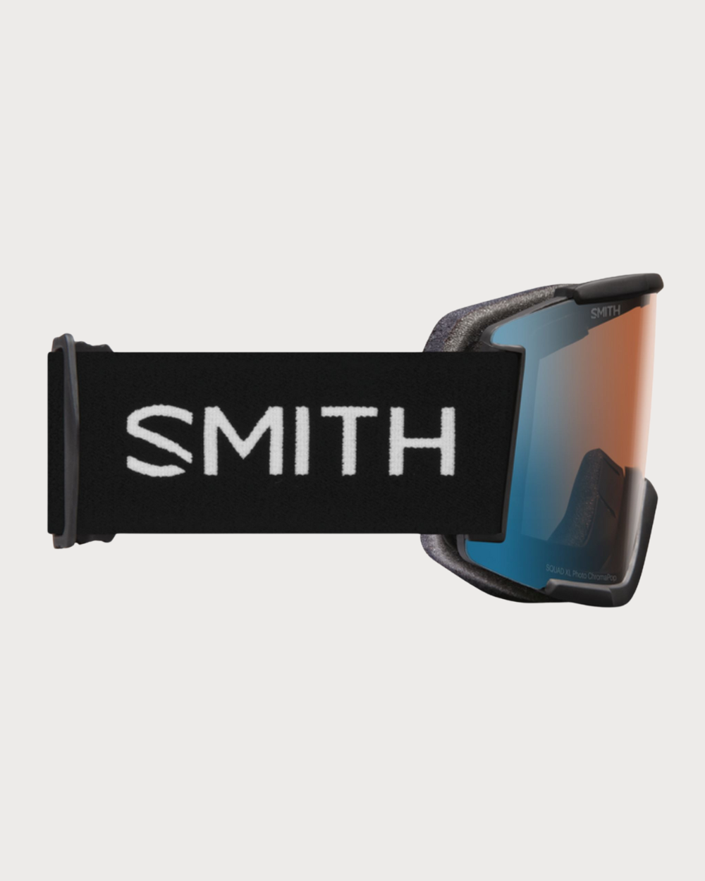 Smith Squad S Goggles (Small Fit) - Black ChromaPop Pro Photochromic Blue Mirror