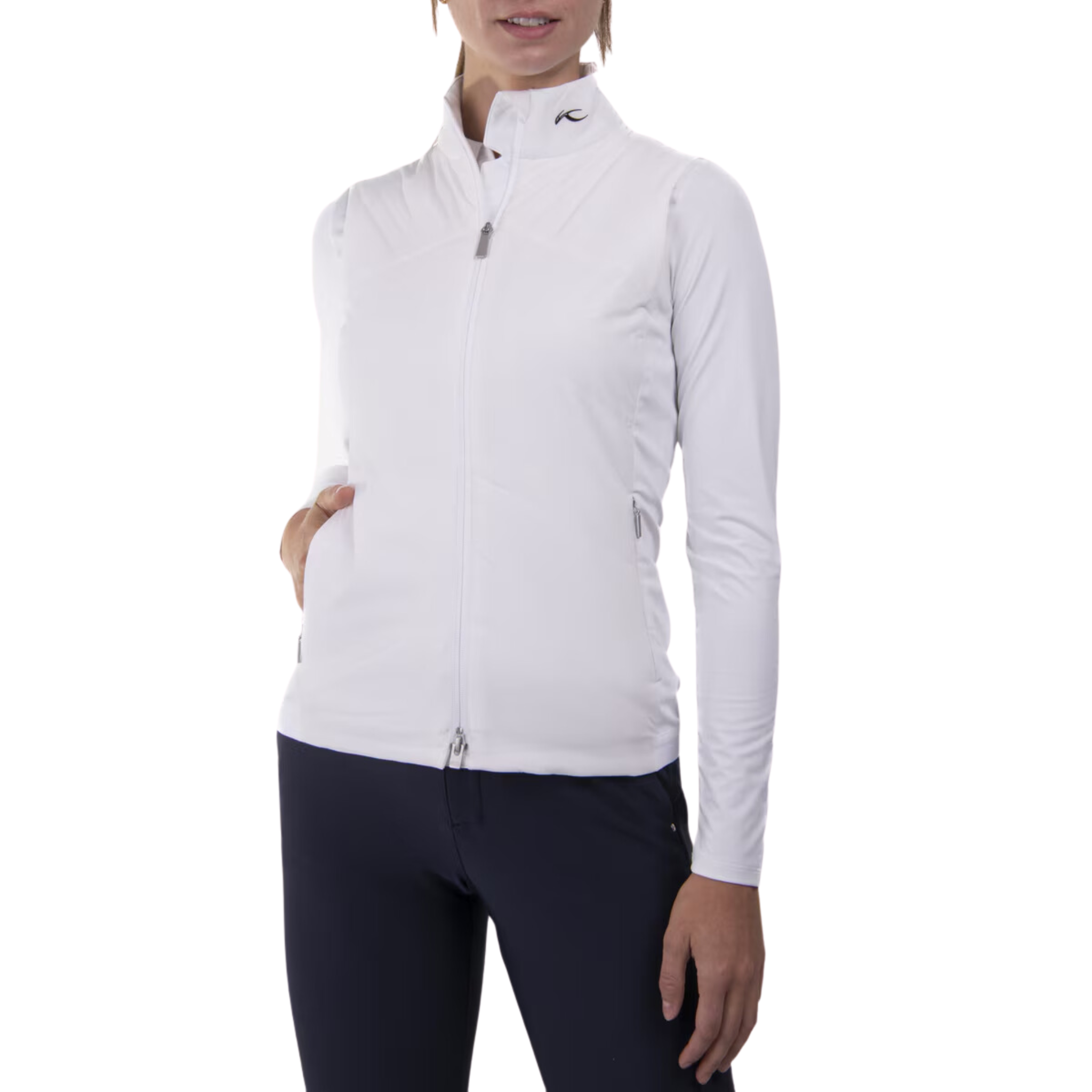 Womens Kjus Radiation Vest - White