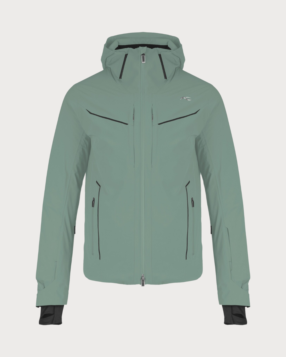 Mens Kjus Formula Jacket 26 - Green Smoke