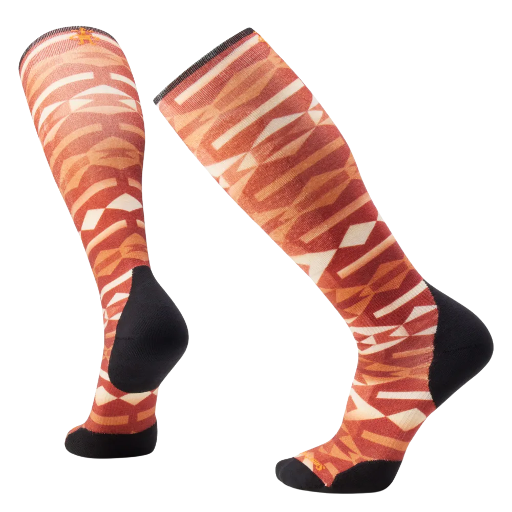 Mens Smartwool Ski Targeted Cushion Socks Print - Colliding Clouds