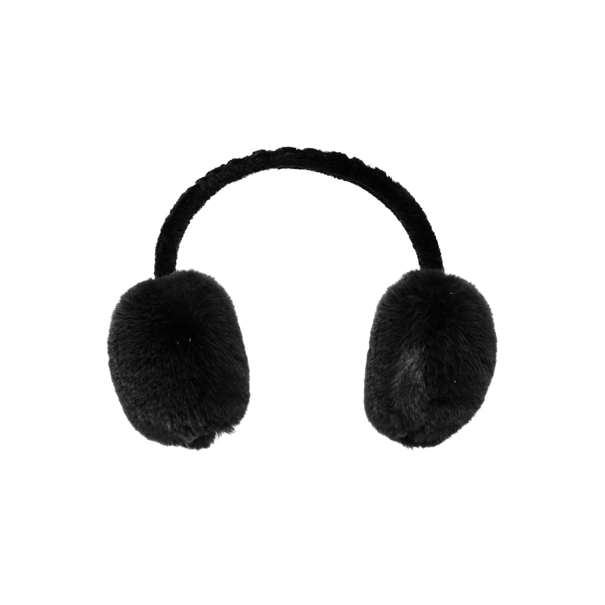 Goldbergh Fluffy Ear Warmers - Black