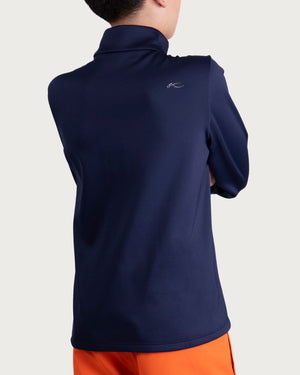 Boys Kjus Chase Midlayer Jacket - Atlanta Blue/Mykonos