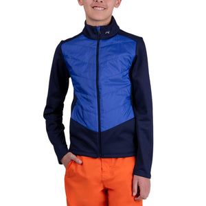 Boys Kjus Chase Midlayer Jacket - Atlanta Blue/Mykonos