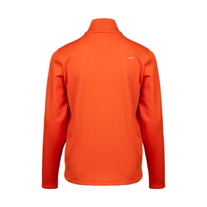 Boys Kjus Chase Midlayer Jacket - Kjus Orange/Atlanta Blue