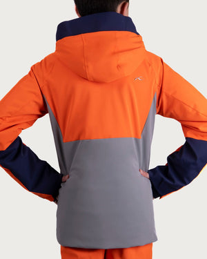 Boys Kjus Formula 2.0 Jacket - Kjus Orange/Pewter Jackets Kjus 