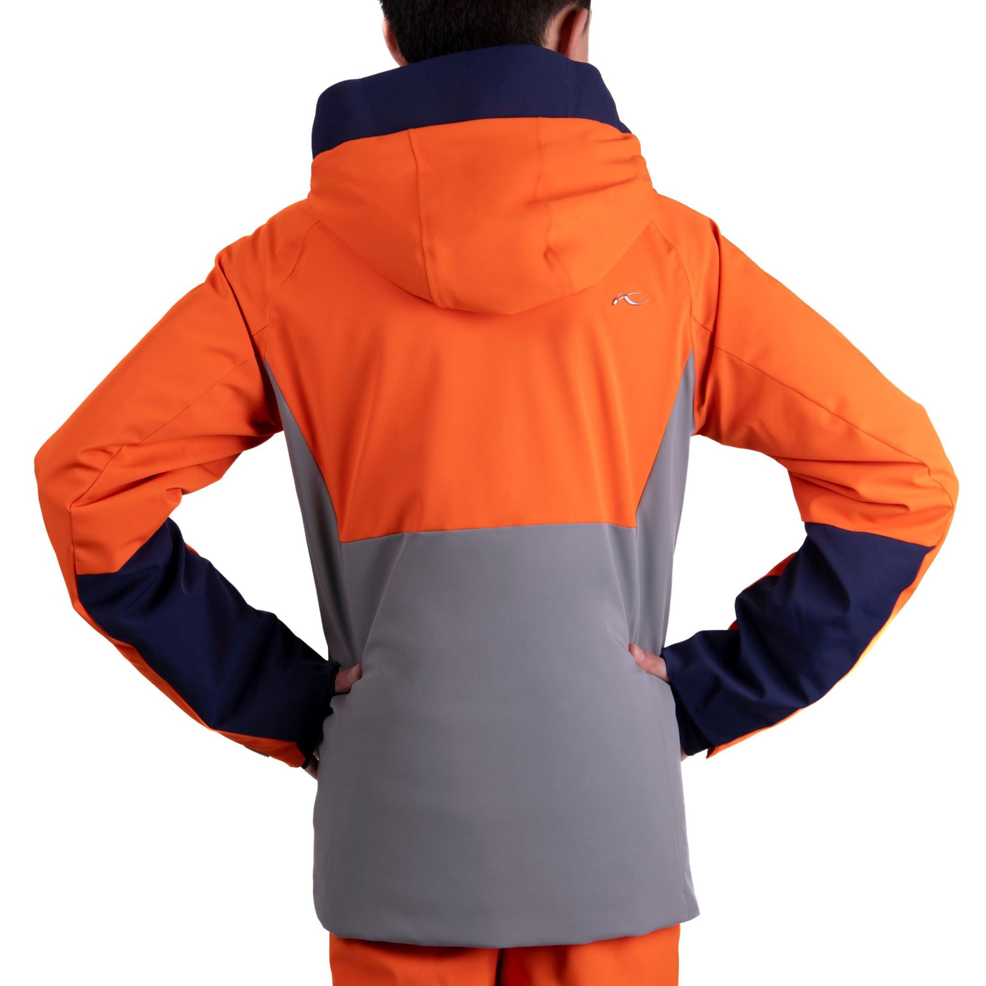 Boys Kjus Formula 2.0 Jacket - Kjus Orange/Pewter