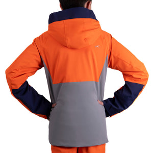 Boys Kjus Formula 2.0 Jacket - Kjus Orange/Pewter