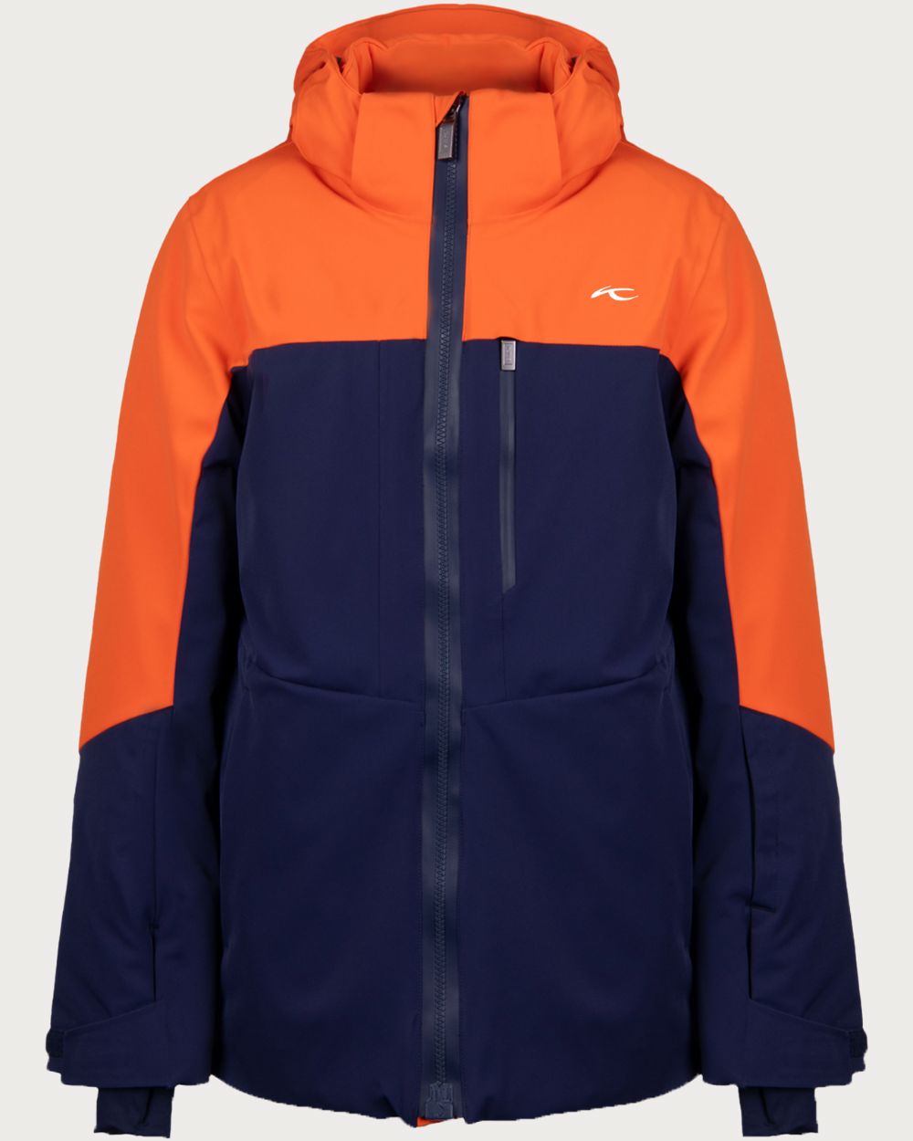 Boys Kjus Shred Jacket - Kjus Orange/Atlanta Blue