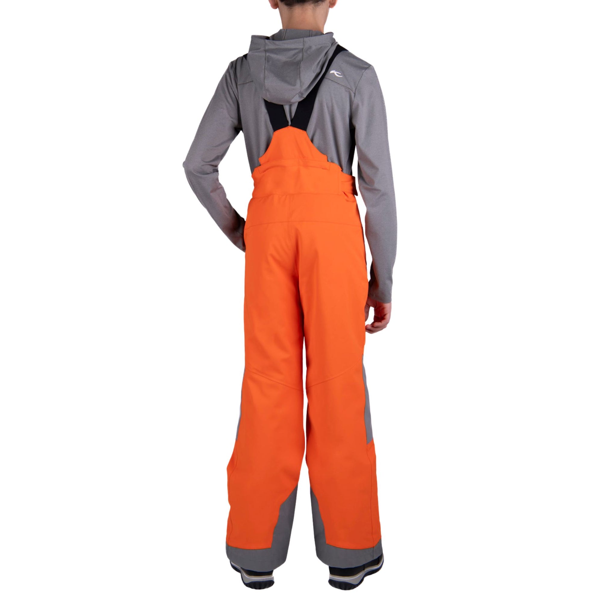 Boys Kjus Vector Pants - Kjus Orange/Atlanta Blue