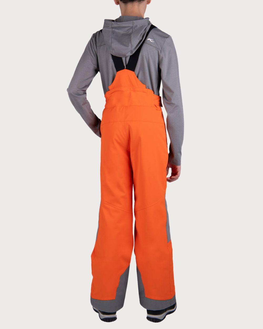 Boys Kjus Vector Pants - Kjus Orange/Atlanta Blue