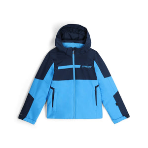 Boys Spyder Challenger Jacket - Aether Blue Jackets Spyder 